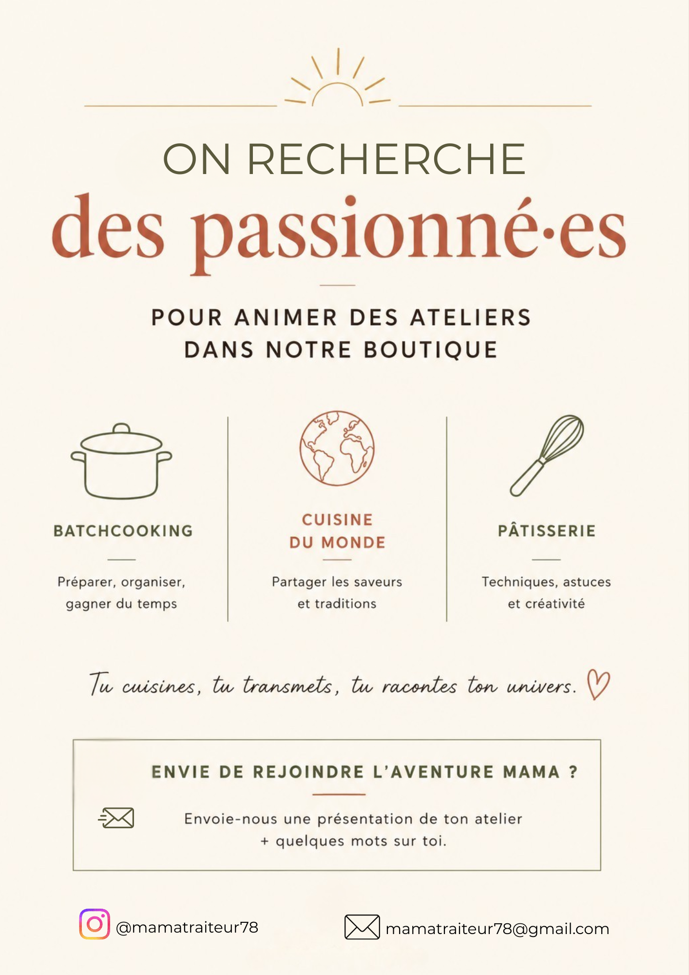 Recherche de passionné-es