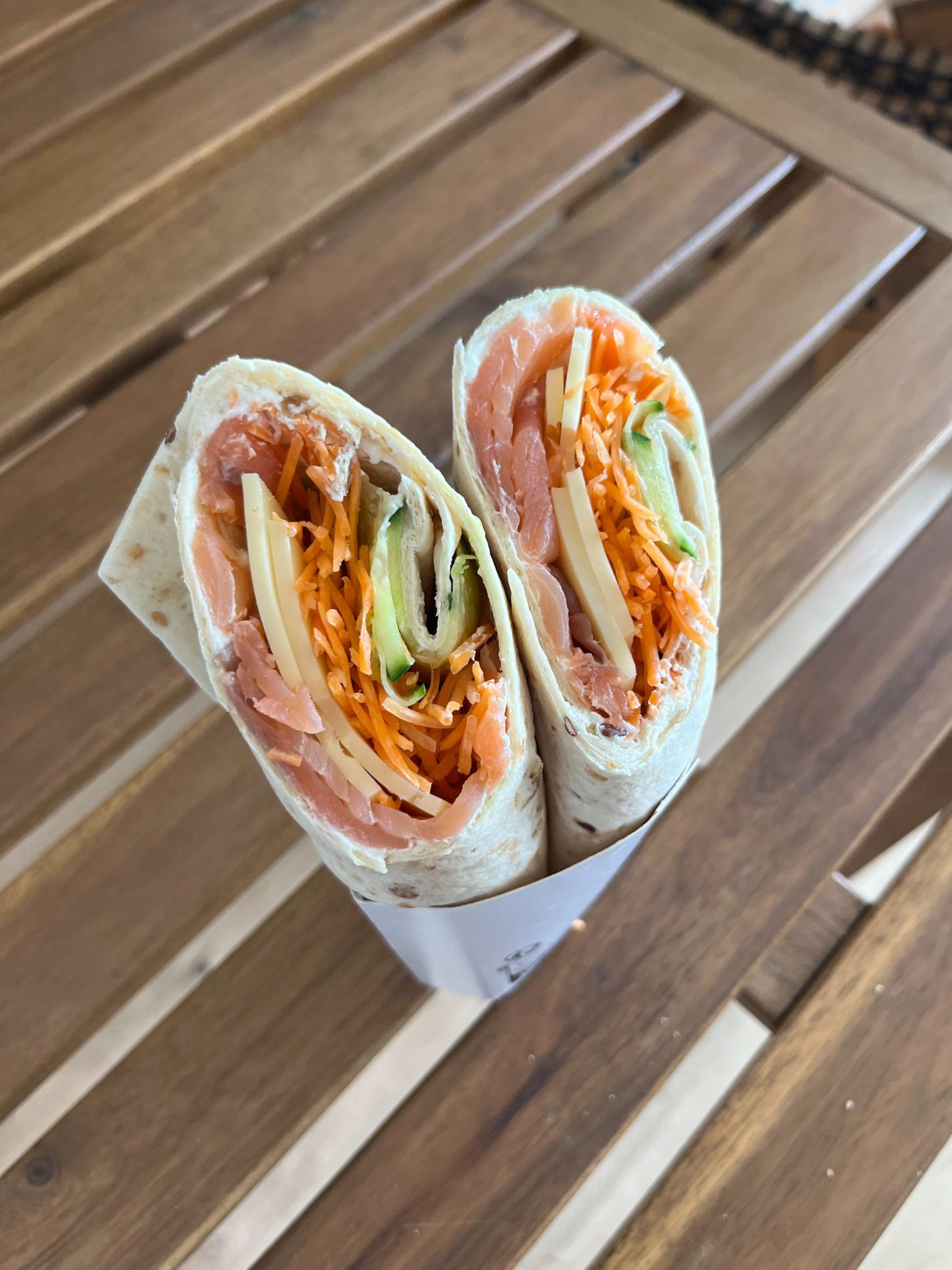 Le wrap saumon