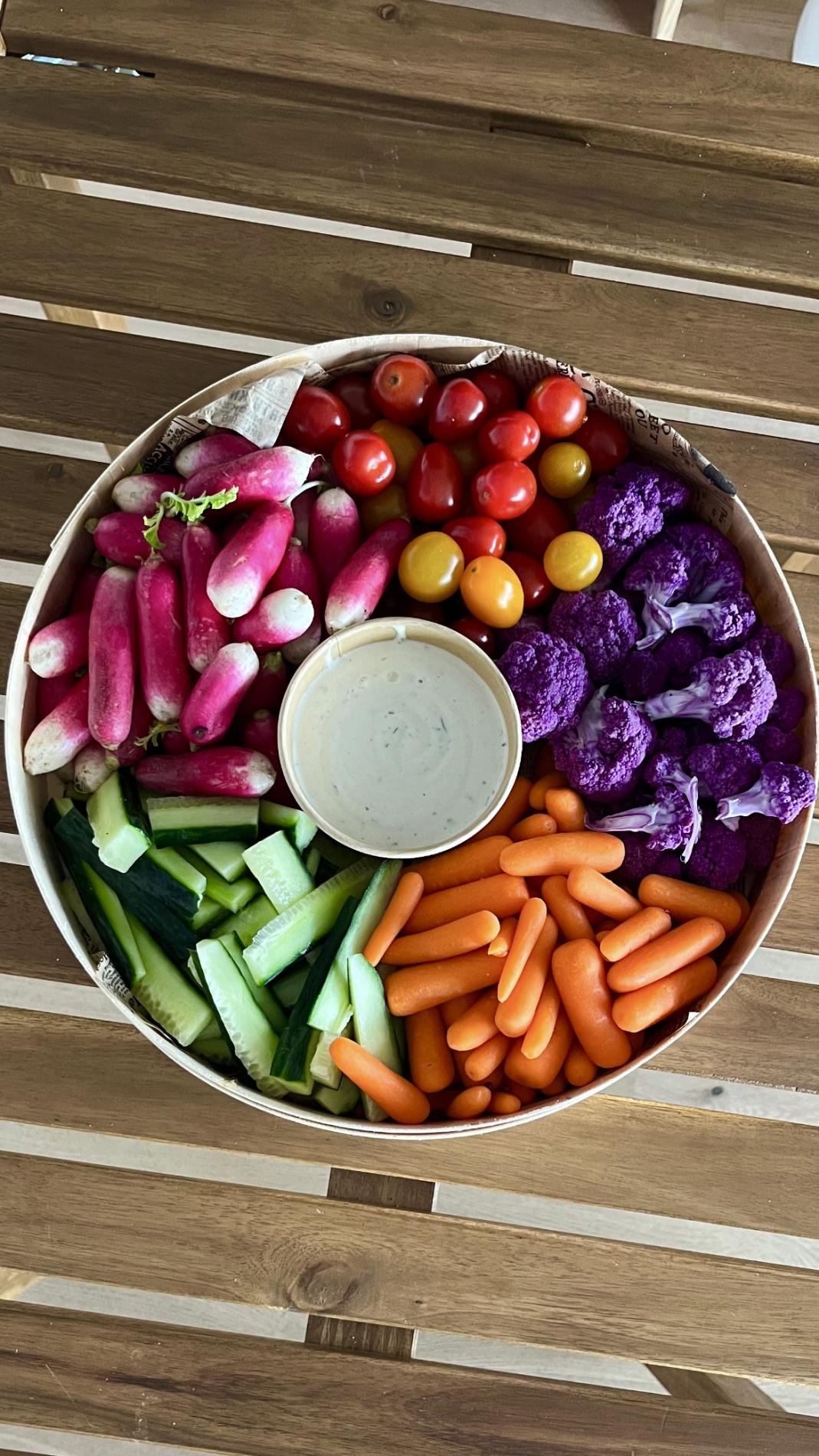 Coffret Légumes à croquer & sauce féta