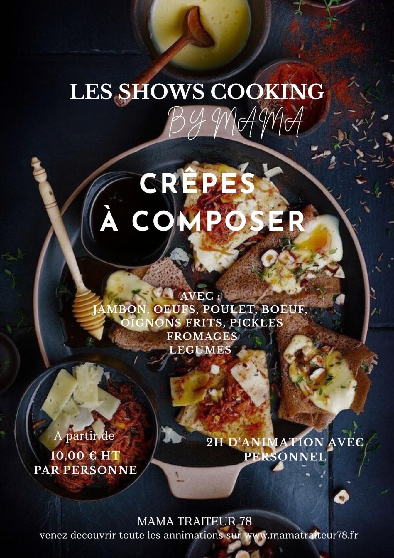 Crepes salés à composer